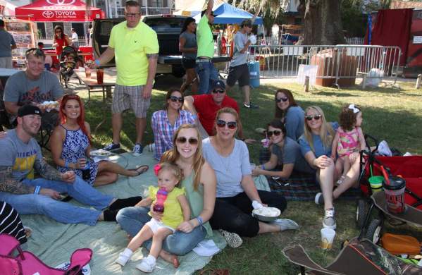 Families at The Wooden Boat Festival in Madisonville
